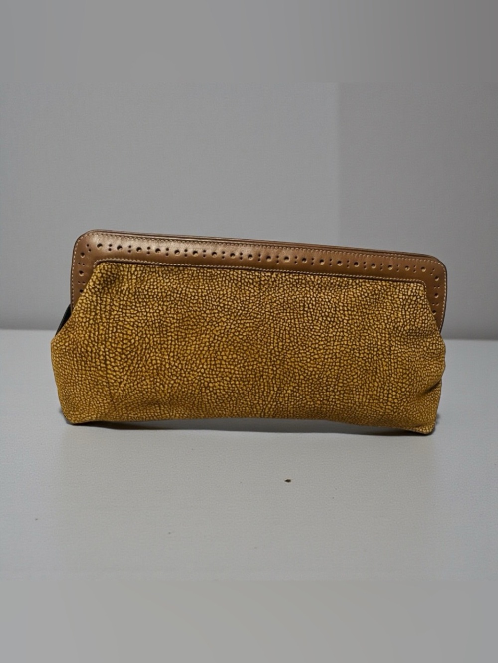 Borbonese Quail Suede Clutch - Picture 6 of 11